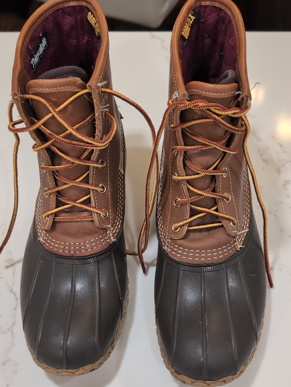 Men's Size 10 LL Bean Gortex 8" Duck Boots